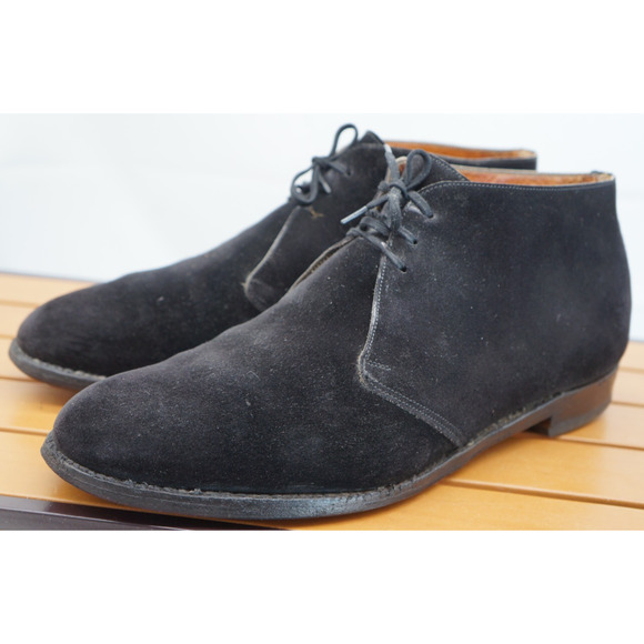New & Lingwood Chucka Boots Mens 9 US Black Suede England Leather Dress Shoe main image 9
